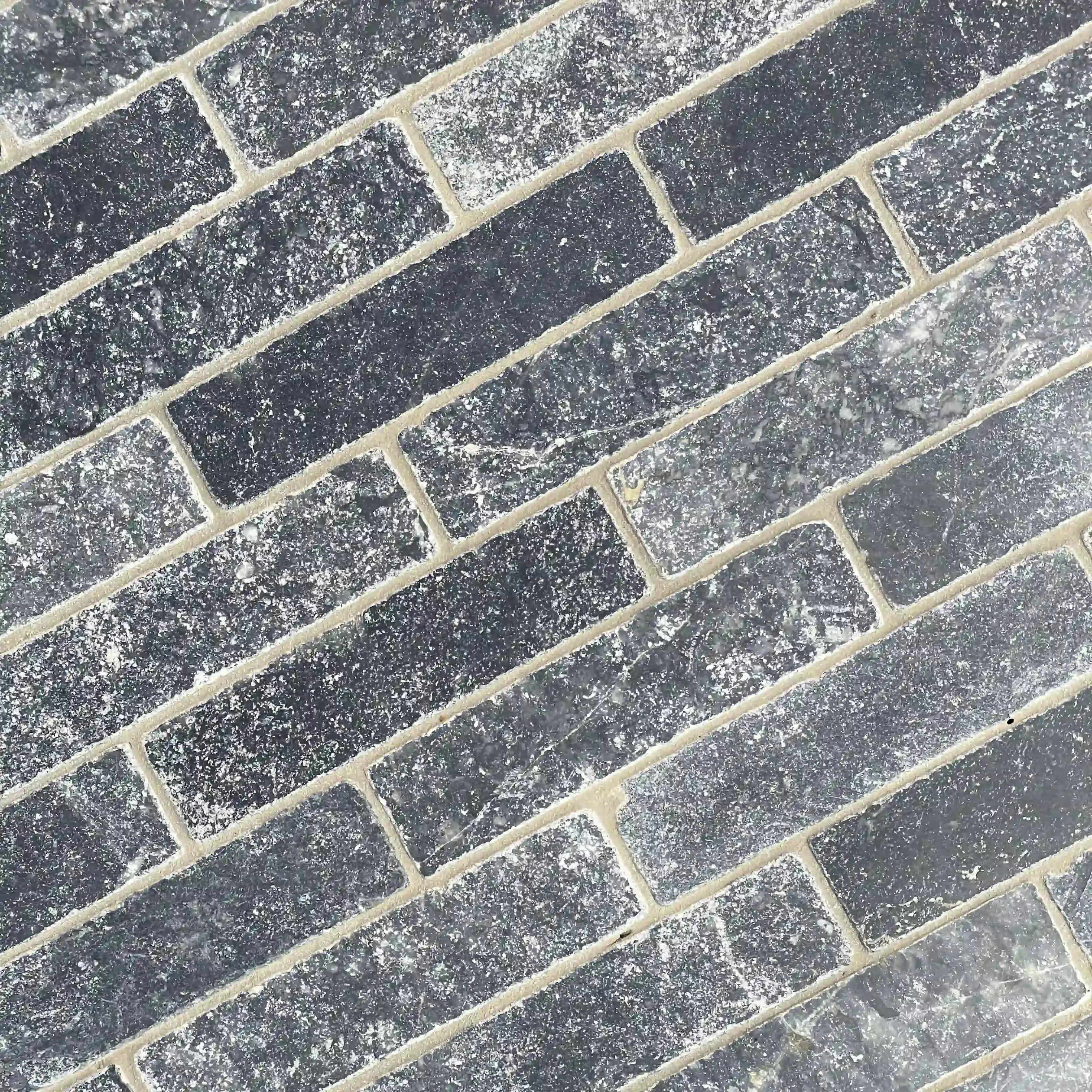 Pavé briquette en Pierre Bleue OCEAN BLUE Minéral pierre naturelle